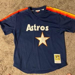 Mitchell and Ness large Jeff Bagwell Houston Astros baseball jersey